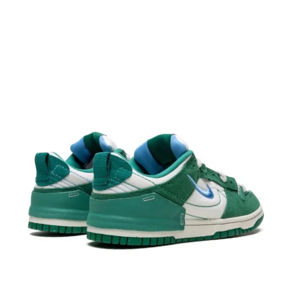 Nike Green and White Retro Sneakers